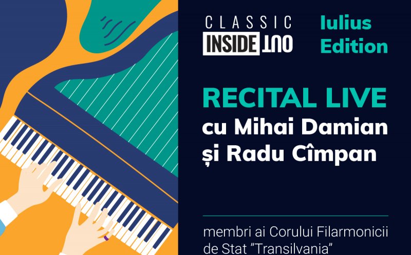 Muzica reuneşte! Recital online al Filarmonicii Transilvania, pe pagina de Facebook Iulius Mall Cluj