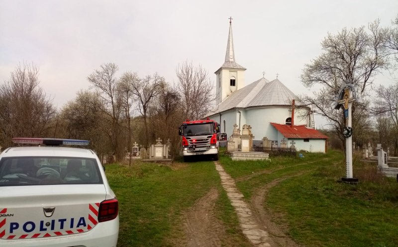 Incendiu la o biserică din Cluj