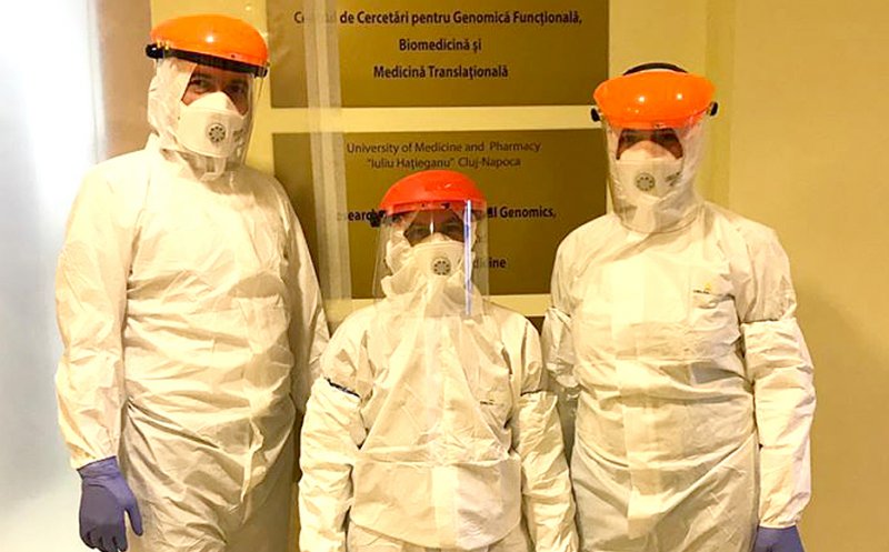 Peste o tonă de dezinfectant, produs până acum de UMF Cluj-Napoca