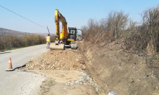 Lucrări de modernizare pe drumul judeţean 161C Iclod – Aluniş – Corneni