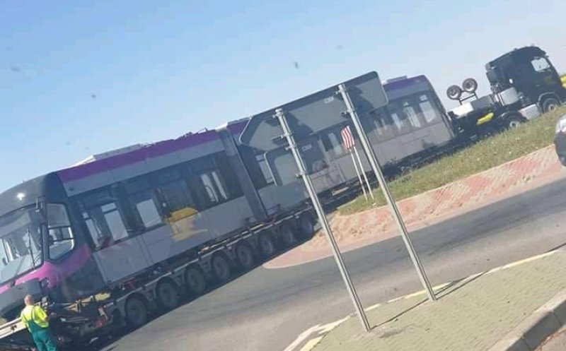 Primul tramvai Astra Arad a ajuns la Cluj