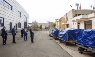Avionul cu echipamente medicale din China a ajuns la Cluj