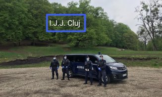 Jandarmii păzesc zonele grătarelor din Cluj. Noroc că plouă