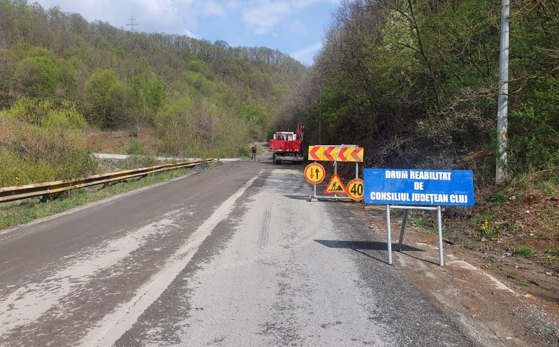 Lucrări de întreținere pe sectorul de drum Săvădisla – Săcel