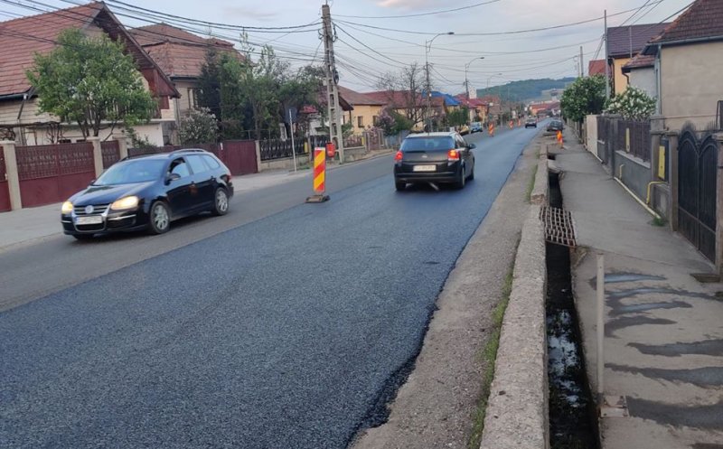 Asfaltare în Baciu. Variante pentru evitarea aglomerației