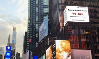 "Ceasul morţilor lui Trump" denunţă vieţile pierdute inutil din cauza reacţiei tardive a preşedintelui american la pandemie