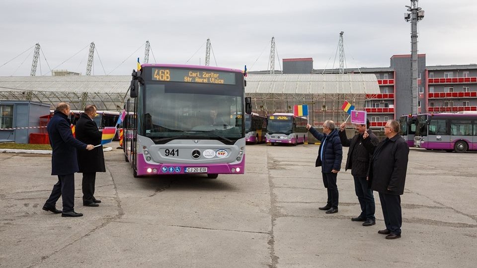 Noile modele de autobuze din Cluj, considerate cu risc de incendiu în Germania