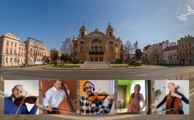 Muzica ne reunește, oricât de departe ne-am afla! Mesaj liric al artiștilor operei clujene