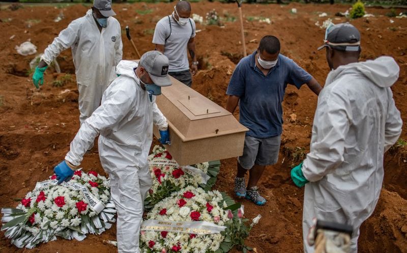 Brazilia a devansat Spania la numărul de decese COVID-19. La îmbolnăviri este pe locul doi în lume