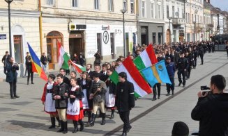 Tratatul de la Trianon, comemorat în fața statuii lui Matei Corvin