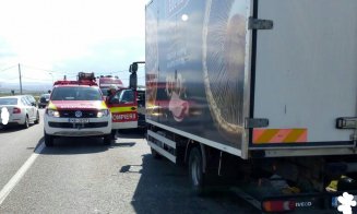 Accident pe varianta ocolitoare Cluj-Napoca - Apahida