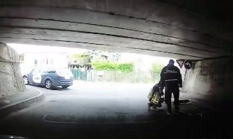 Accident cu trotinetă electrică sub podul de pe Calea Turzii. O tânără a ajuns la spital