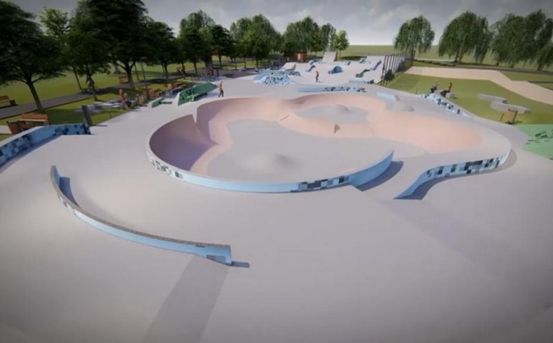 Undă verde pentru Skatepark Rozelor. Licitația a fost atribuită