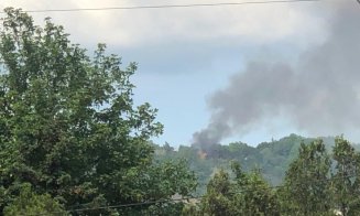Incendiu la o casă în Hoia