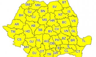 Alertă nouă de la ANM. Trei zile cu furtuni în toată țara