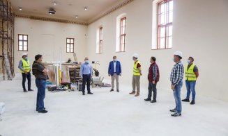 Sala de sport de la Colegiul Gheorghe Sincai, aproape gata