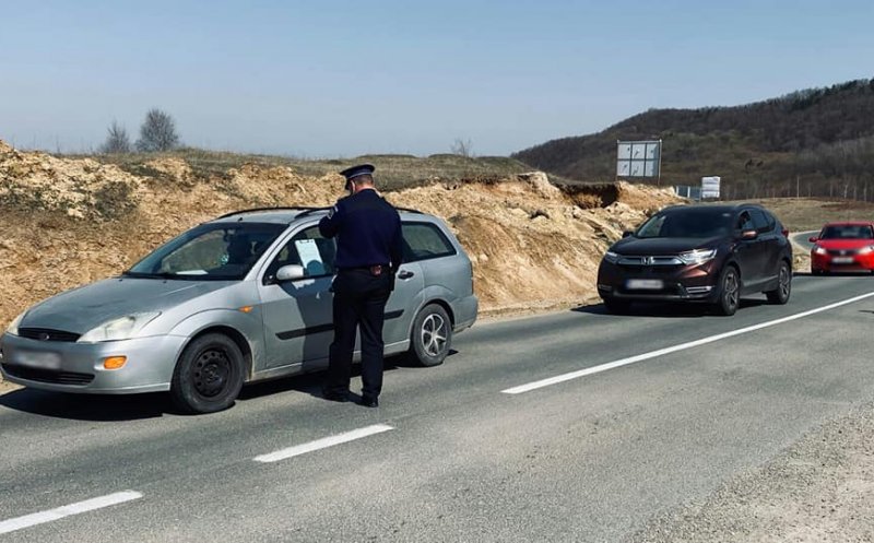 Vitezoman prins de două ori într-o singură oră de polițiștii rutieri clujeni