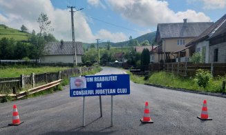 Pe drumul judeţean Alunișu – Săcuieu – Vișagu lucrările au intrat în faza de asfaltare