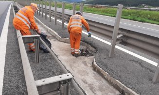 Cum se face curățenie pe autostrăzile Clujului