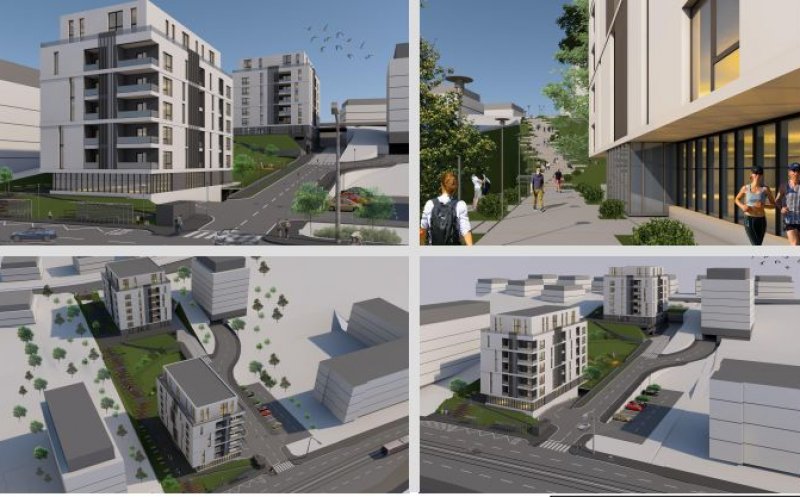 Ansamblu imobiliar nou pe Bulevardul Muncii