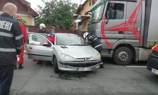 Încă un accident în Someșeni. Tot lângă biserică
