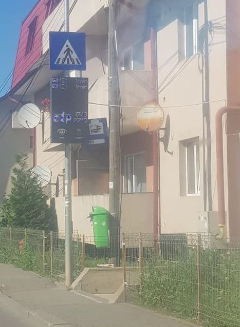 Panouri electronice și în stațiile de autobuze din Florești