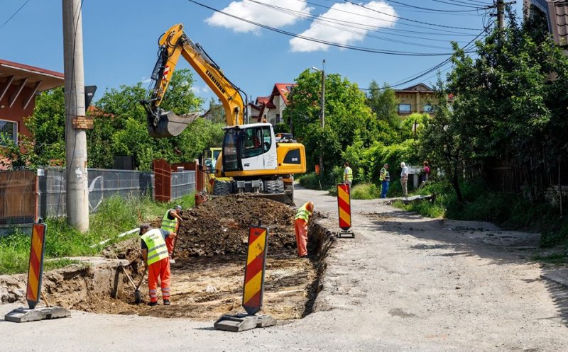 Au început lucrările de modernizare a străzii Valea Fânațelor