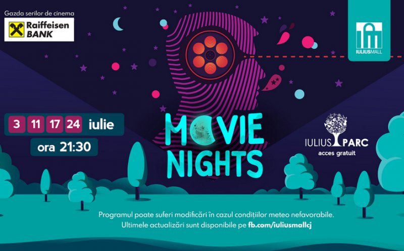 Al treilea sezon „Movie Nights” din Iulius Parc începe cu un film de Oscar