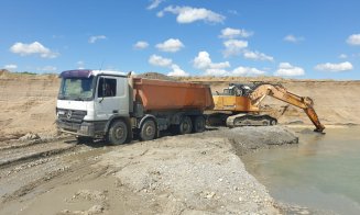 Balastiere din zona Cluj, amendate pentru exploatare ilegală. Se fac dosare penale