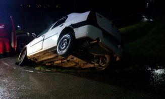 Accidentele sau ţinut în lanţ pe şoselele Clujului astă noapte