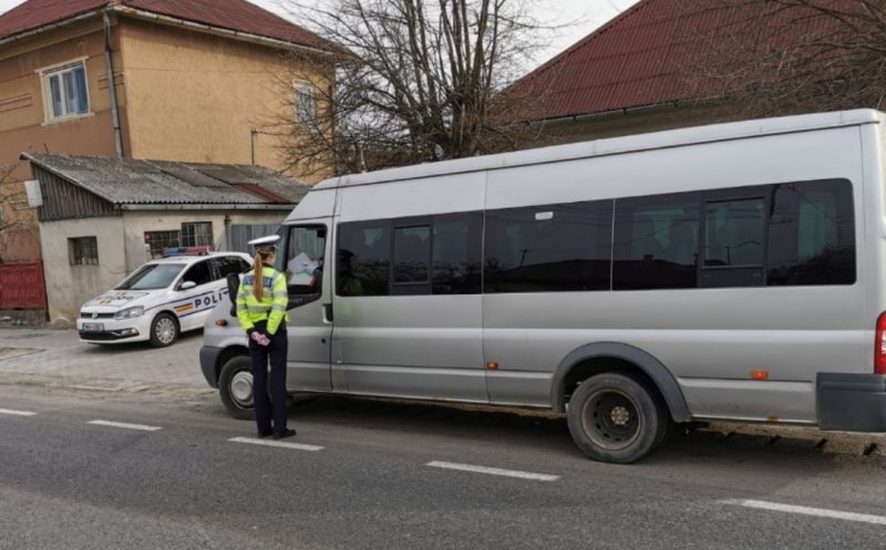 Razie la transportatori pe drumurile Clujului. Patru vehicule imobilizate