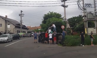Tânăr drogat din Cluj, implicat într-un accident la Reghin