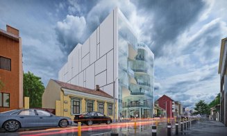Urbanism/ Clădire ”futuristă” de birouri pe Decebal lângă Poliție