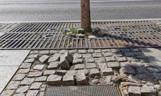 Se duc pe apa Sâmbetei trotuarele din centrul Oraşului Comoară?