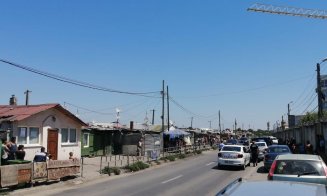 Scandal în ghetoul Clujului. Au intervenit poliția și “mascații”