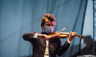 Violonistul Alexandru Tomescu a făcut show în centrul Clujului