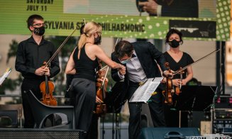 Violonistul Alexandru Tomescu a făcut show în centrul Clujului