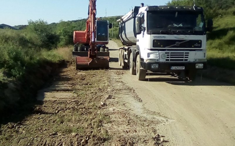 Lucrări de întreținere pe drumul Cuzdrioara – Valea Gârboului - Rugășești