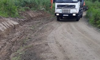 Lucrări de întreținere pe drumul Cuzdrioara – Valea Gârboului - Rugășești
