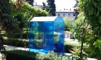 Tunel de răcorire, montat într-un parc din județul Cluj