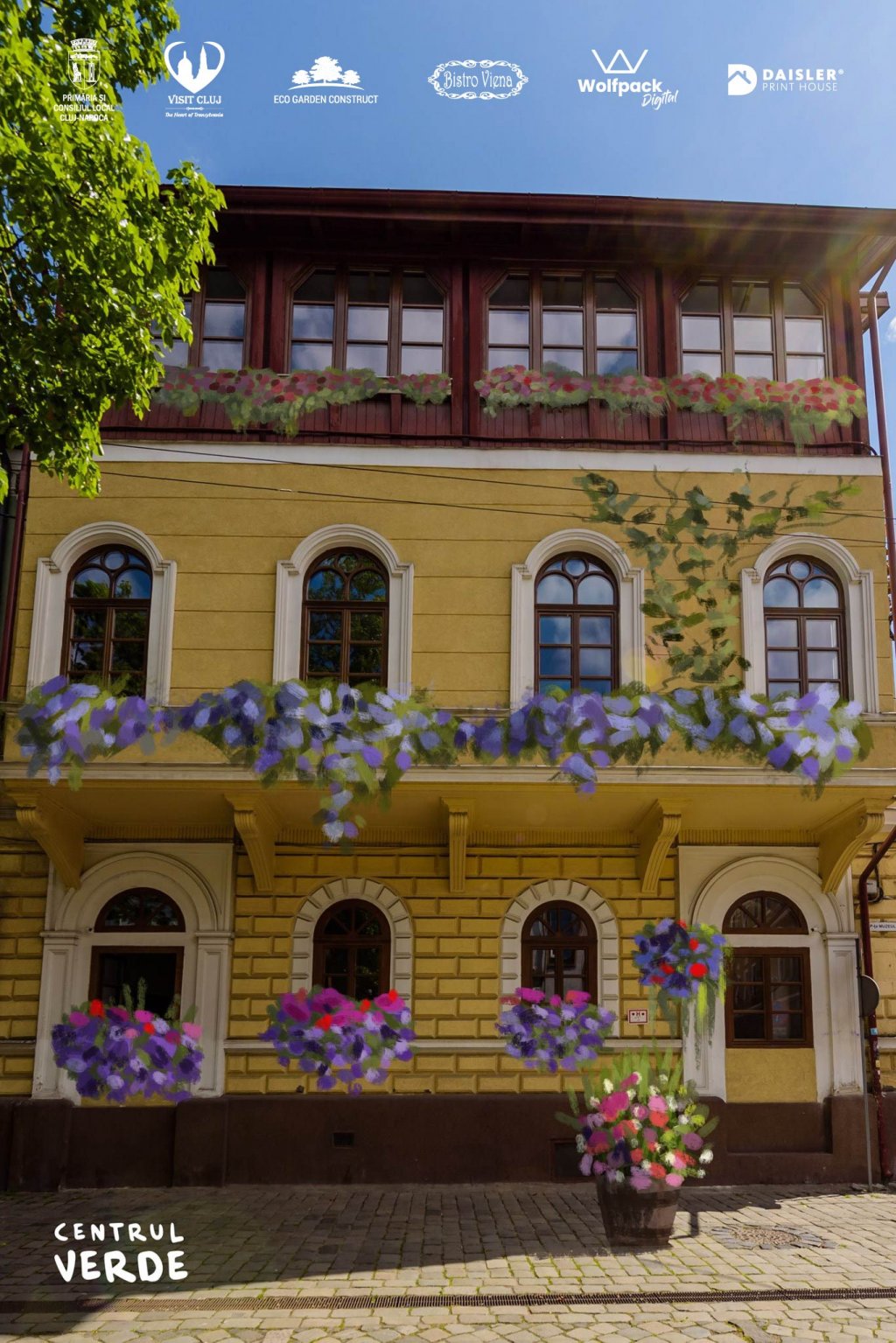 Centrul Verde. Flori în Piaţa Muzeului, cu concurs