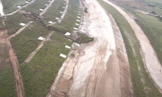 Alunecare masivă de teren pe un lot al Autostrăzii Sebeş - Turda