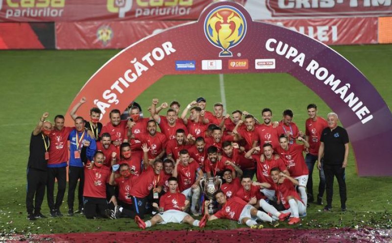 FCSB a câștigat Cupa României 2020 şi a dedicat meciul eroilor din pandemie