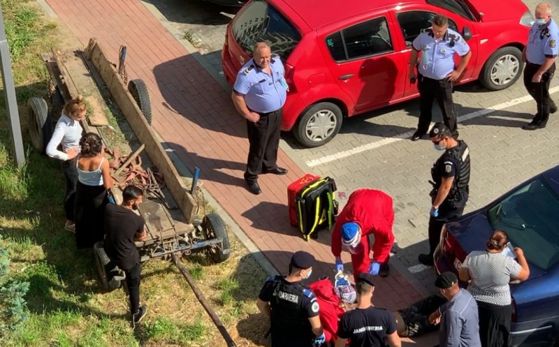 Scandal imens în Iris. Atelaj scăpat de sub control, sechestrat de polițiști