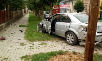 Accident în Dej, o femeie la spital