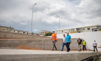 Primul parking subteran, cu terasă verde, spațiu de joacă și teren de sport va fi gata luna viitoare