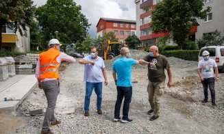 Primul parking subteran, cu terasă verde, spațiu de joacă și teren de sport va fi gata luna viitoare