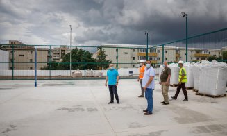 Primul parking subteran, cu terasă verde, spațiu de joacă și teren de sport va fi gata luna viitoare