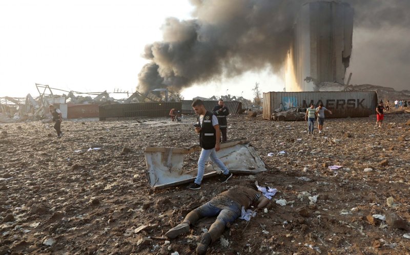 Bilanţul exploziei din Beirut: aproape 4.000 de răniţi şi 78 de morţi. Continuă căutările