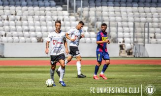 ”U” Cluj, test reușit împotriva Metalurgistului Cugir